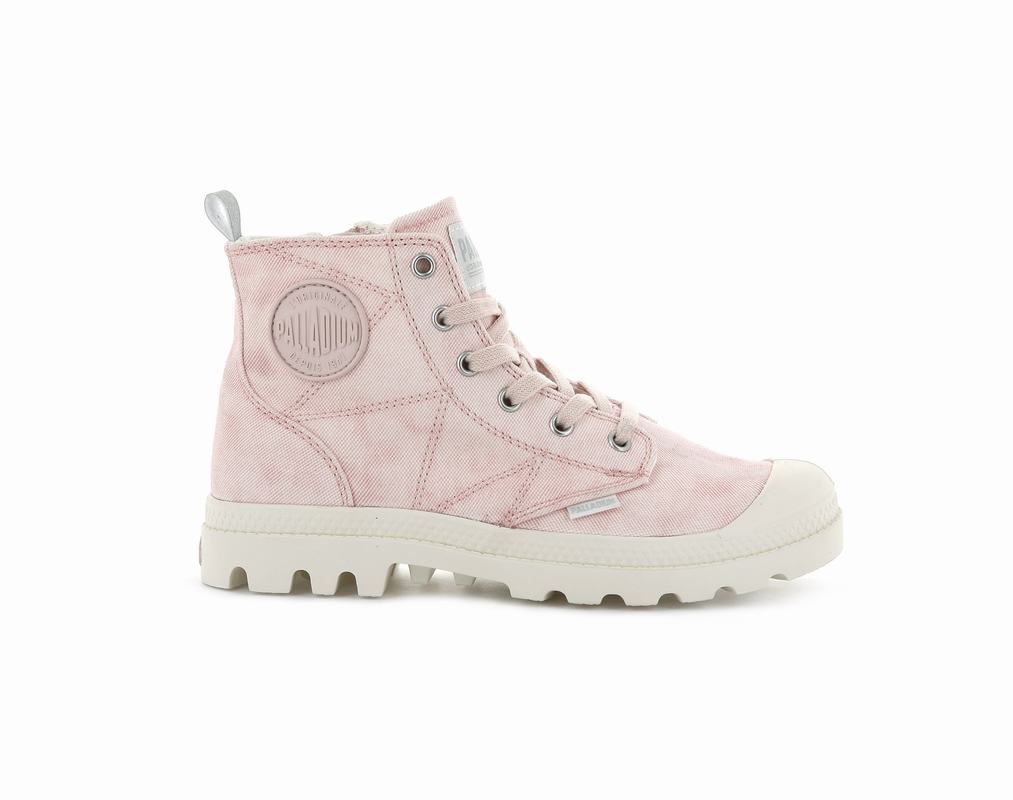 Palladium Pampa Zip Desertwash Damen Stiefel Rosa ||250489-LNM||